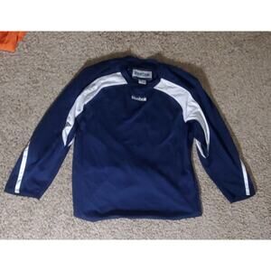 Reebok XL Ice Hockey Jersey, Dark blue, Unisex, Sports, number 18, Blank Jersey